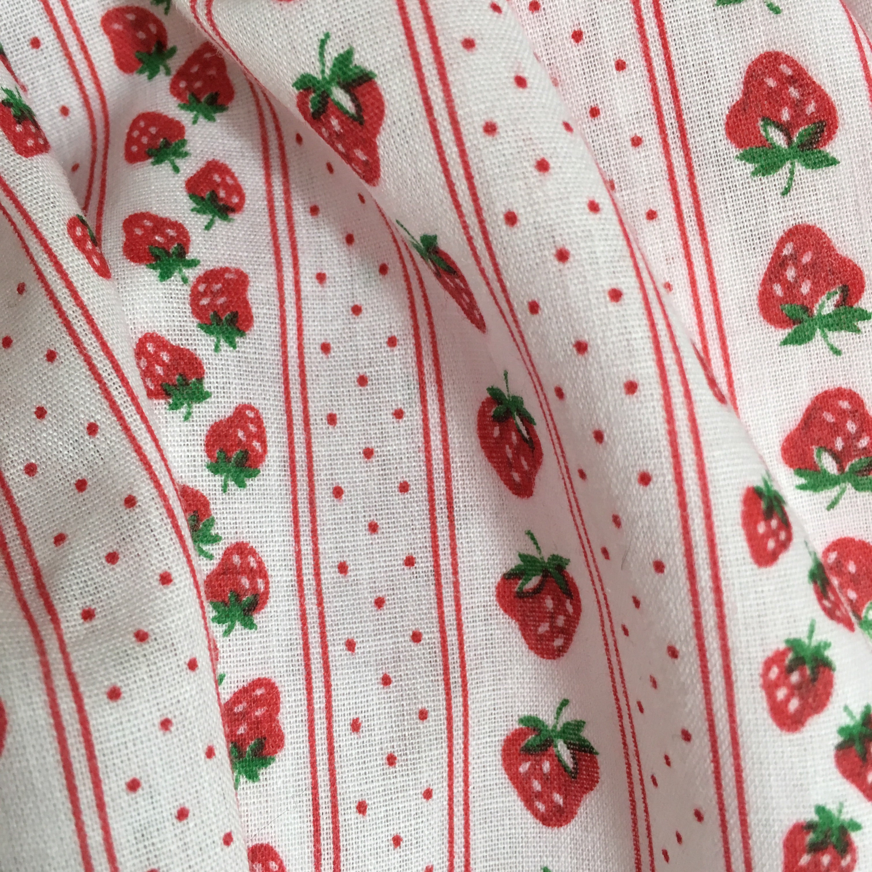 Strawberry Stripes Petal Pinny