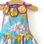Water Lilly Vintage Seersucker Petal Pinny
