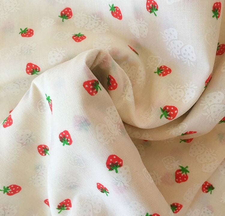 Strawberries & Cream Petal Pinny